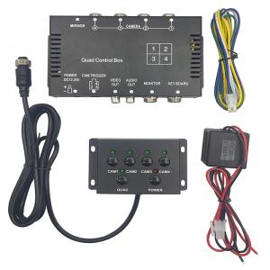 4CH Quad control box for Truck for 4 cameras